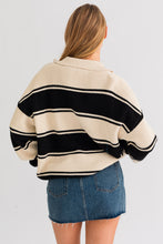 Load image into Gallery viewer, Onyx Striped Sweater
