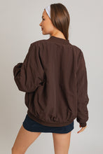 Load image into Gallery viewer, Mocha Bomber Jacket

