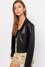 Load image into Gallery viewer, Polanco Faux Leather Jacket
