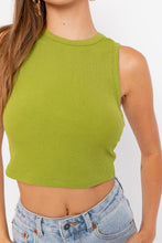 Load image into Gallery viewer, Essential Basic Knit Ribbed Tank Top