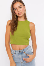Load image into Gallery viewer, Essential Basic Knit Ribbed Tank Top