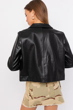 Load image into Gallery viewer, Polanco Faux Leather Jacket
