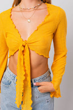 Load image into Gallery viewer, Sol Knit Tie Front Top
