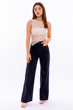 Load image into Gallery viewer, Spring Fling Lace Asymmetrical Top

